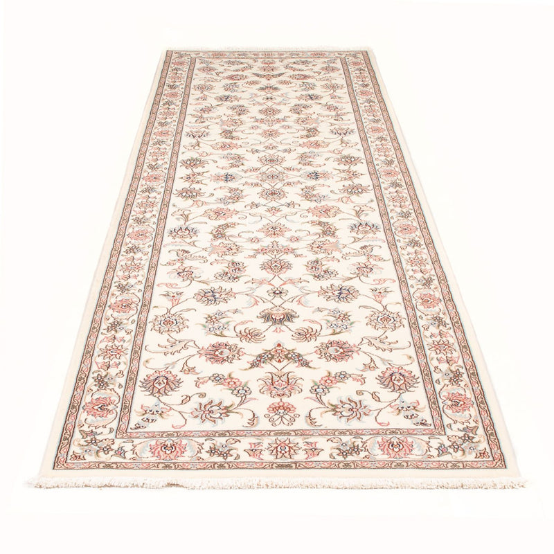 Läufer Perser - Täbriz - Royal - 298 x 91 cm - creme