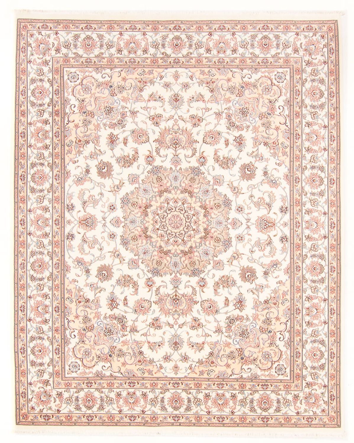 Perserteppich - Täbriz - Royal - 257 x 197 cm - creme