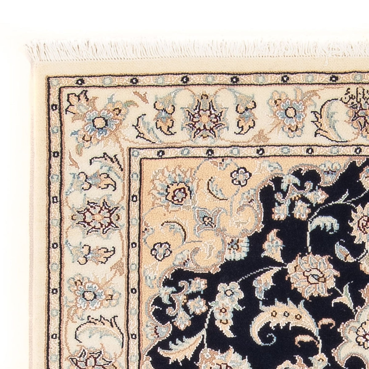 Perserteppich - Nain - Premium - 120 x 80 cm - dunkelblau