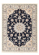Perserteppich - Nain - Premium - 120 x 84 cm - dunkelblau
