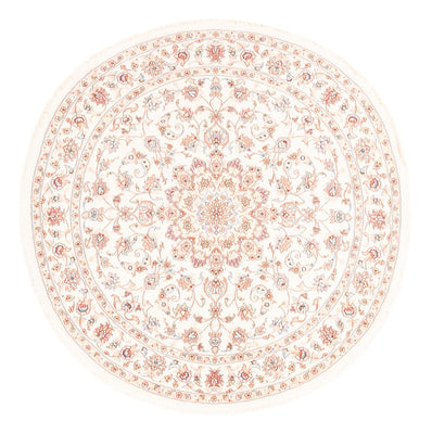 Perserteppich - Täbriz rund  - 154 x 147 cm - creme