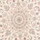 Perserteppich - Täbriz - Royal rund  - 197 x 194 cm - creme