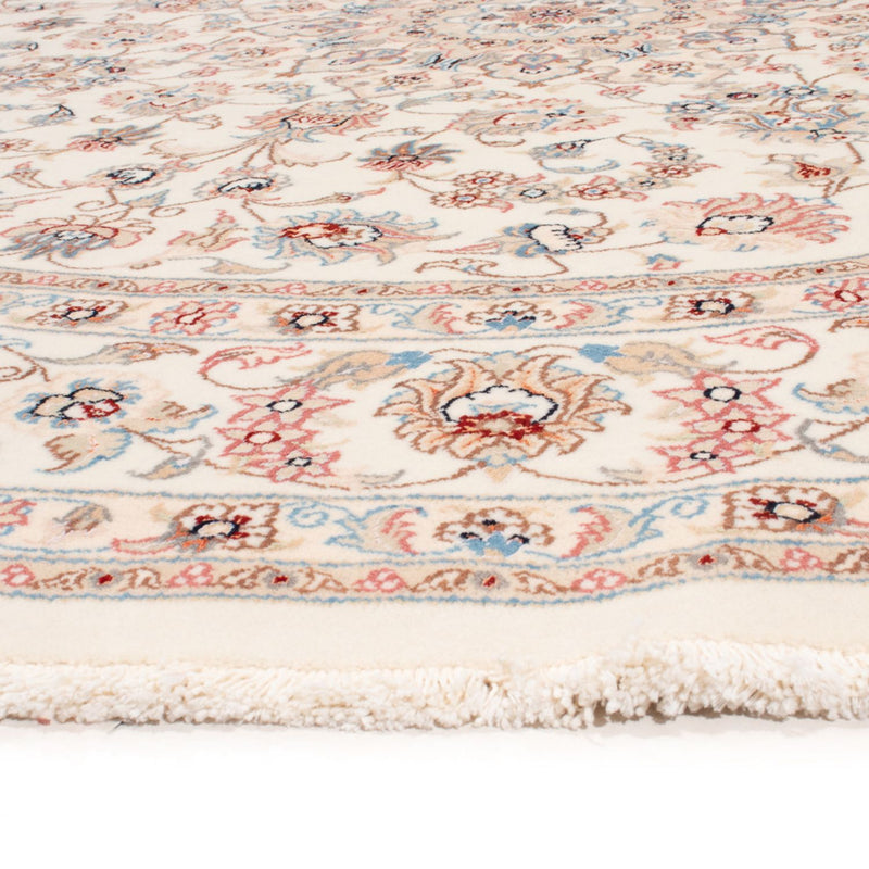Perserteppich - Täbriz - Royal rund  - 197 x 194 cm - creme
