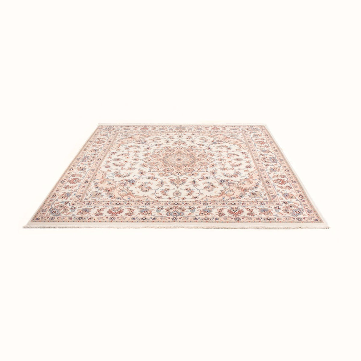 Perserteppich - Täbriz - Royal quadratisch  - 205 x 200 cm - creme