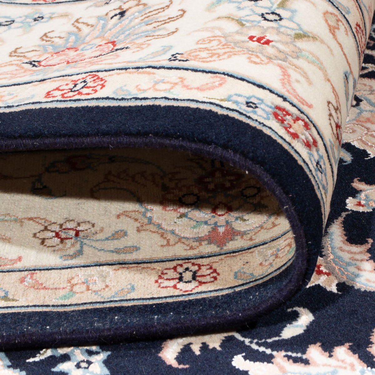 Perserteppich - Täbriz - Royal - 200 x 149 cm - dunkelblau