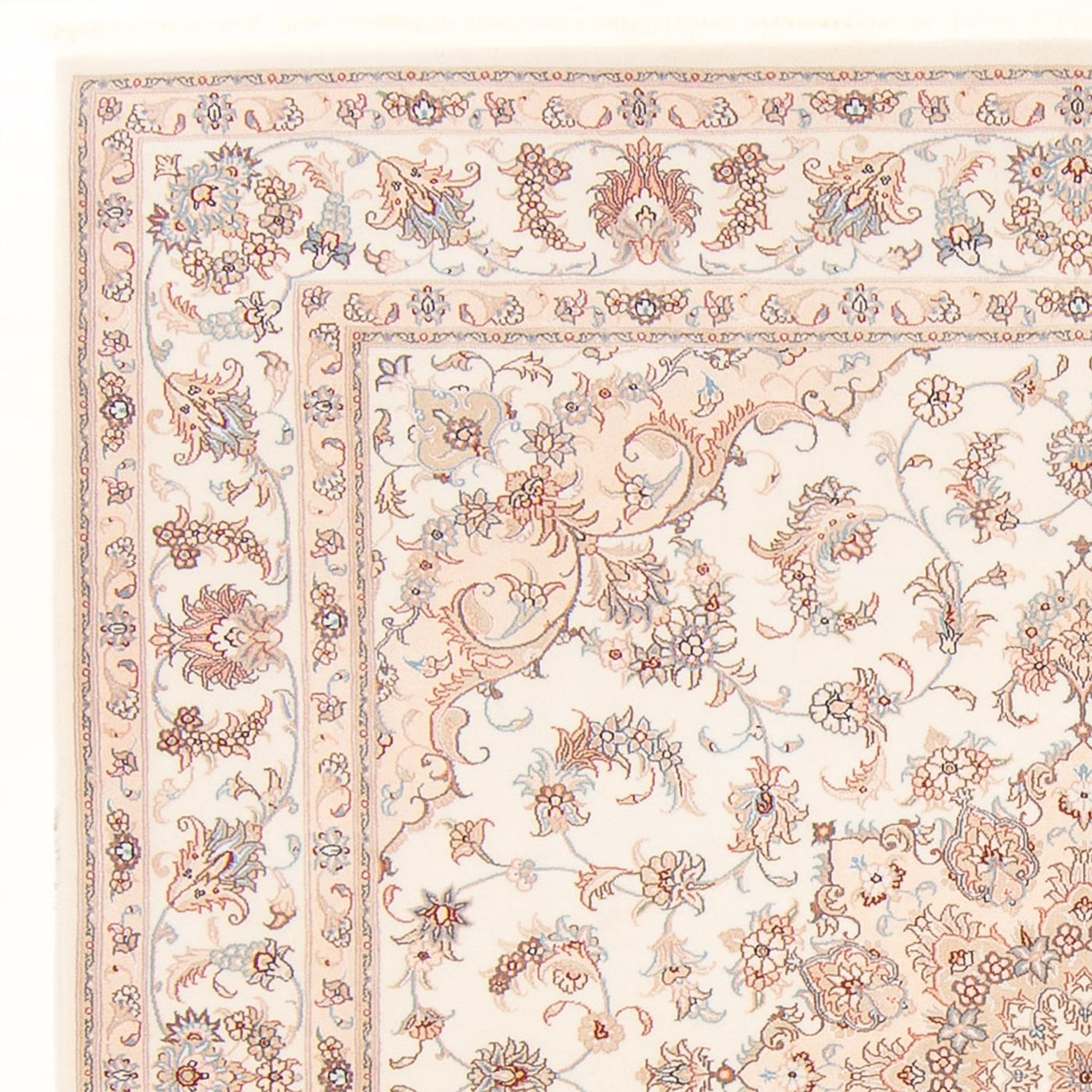 Perserteppich - Täbriz - Royal quadratisch  - 208 x 197 cm - creme