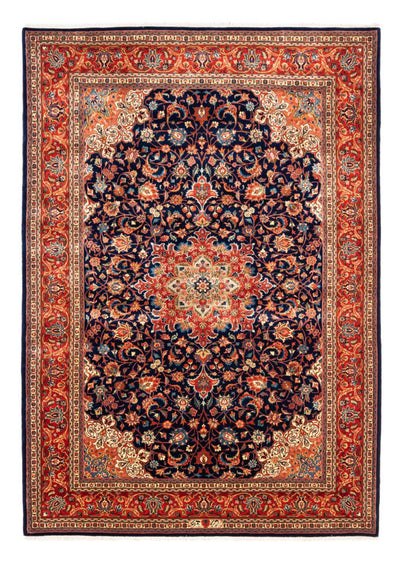 Sarough Teppich 180x255cm - Perserteppich - dunkelblau