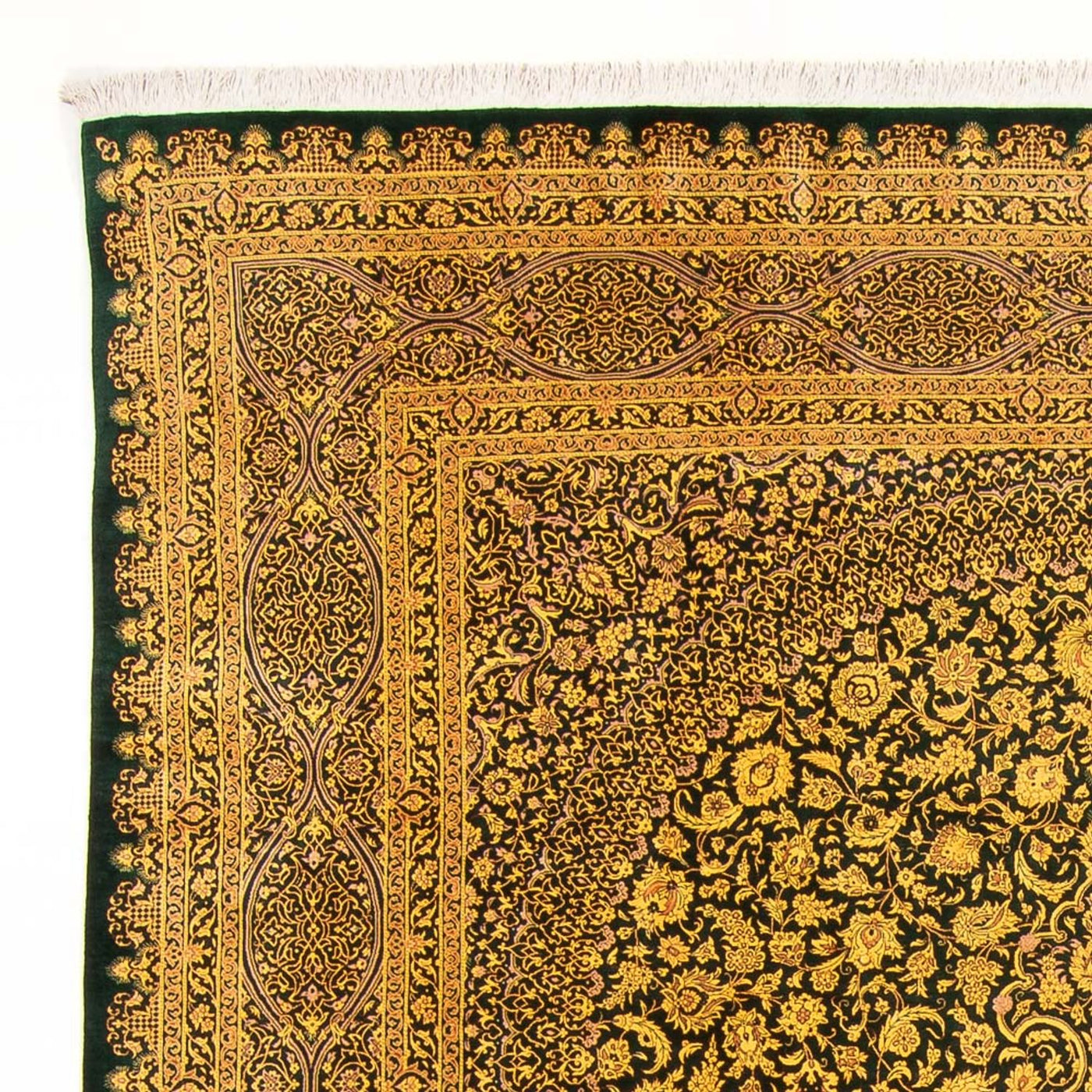 Ghom - Seide Teppich 294x196cm - Perserteppich