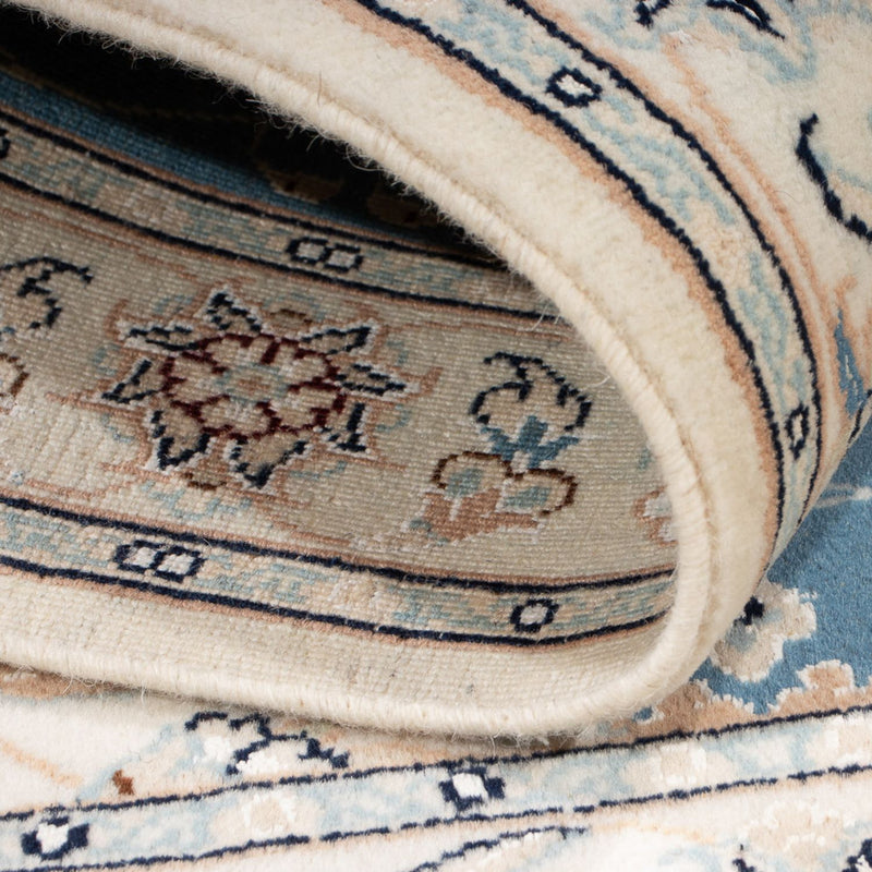 Perserteppich - Nain - Premium - 117 x 80 cm - hellblau
