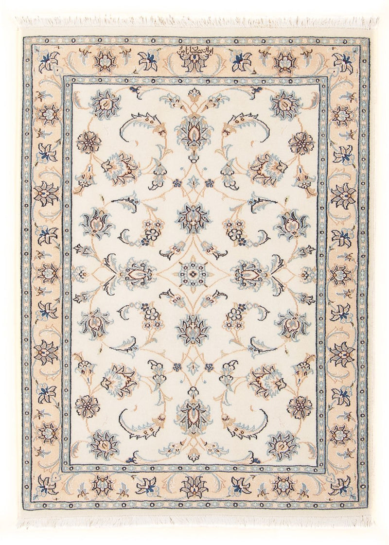 Perserteppich - Nain - Premium - 115 x 81 cm - creme