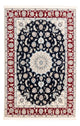 Perserteppich - Nain - Premium - 180 x 118 cm - dunkelblau
