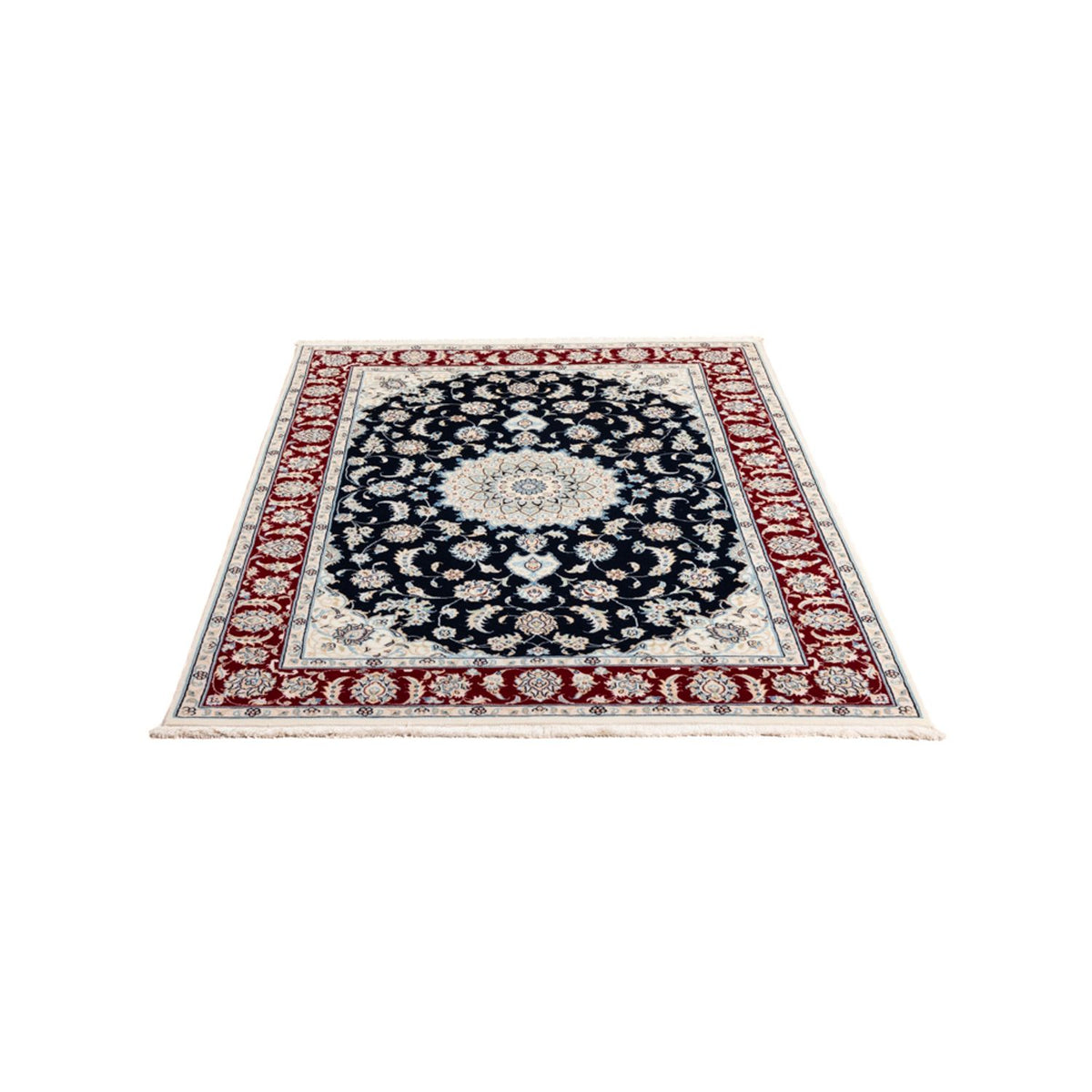 Perserteppich - Nain - Premium - 180 x 118 cm - dunkelblau
