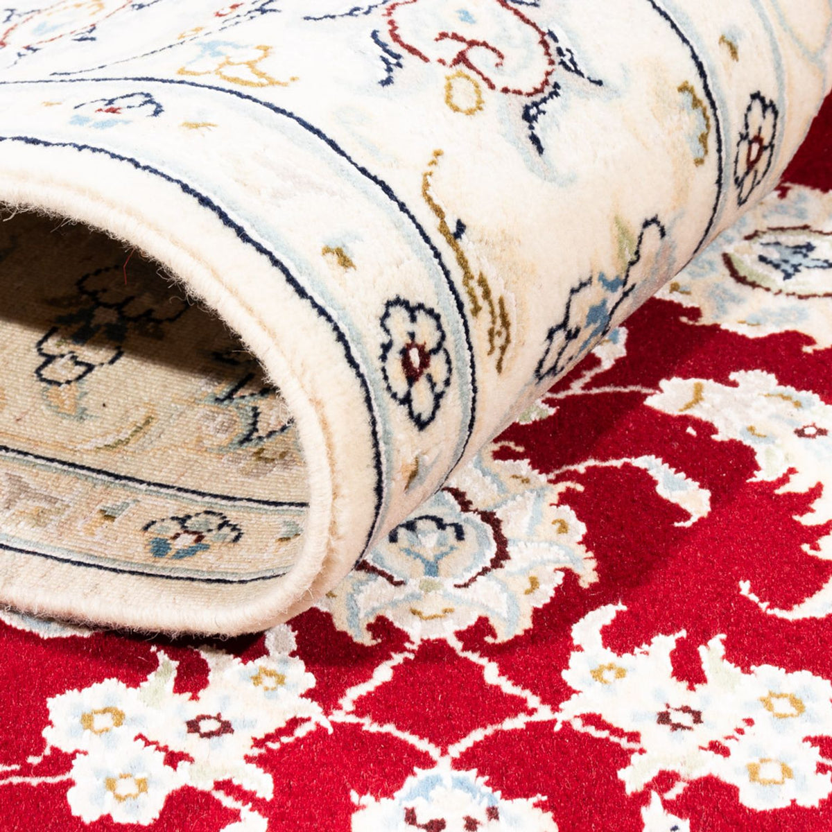 Perserteppich - Nain - Premium - 173 x 117 cm - rot