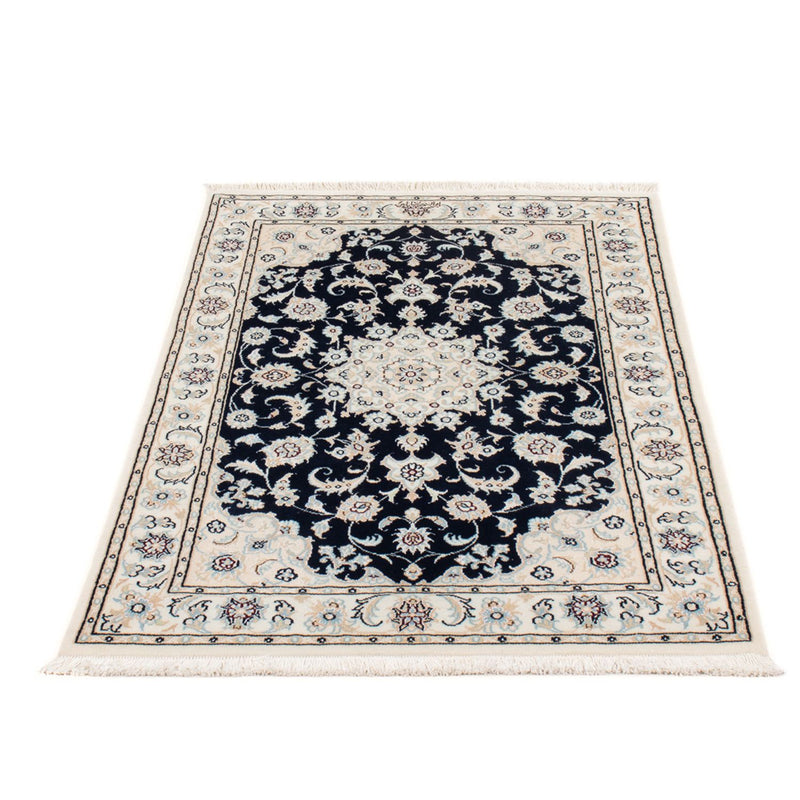 Perserteppich - Nain - Premium - 118 x 80 cm - dunkelblau
