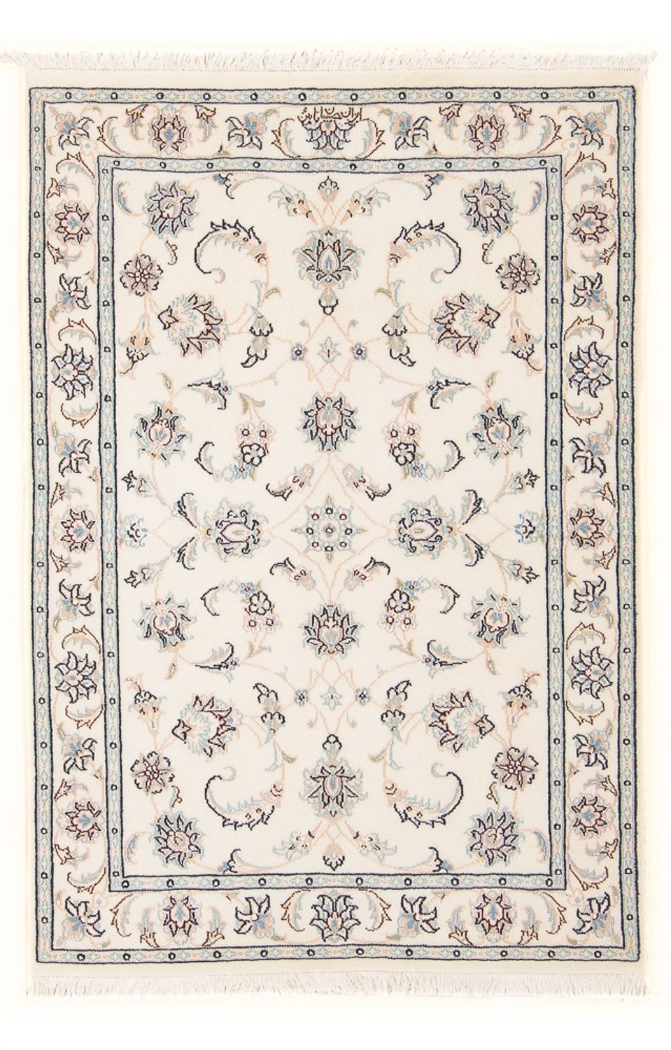 Perserteppich - Nain - Premium - 120 x 80 cm - creme