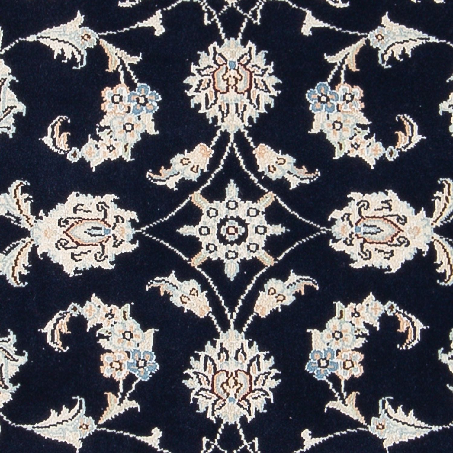 Perserteppich - Nain - Premium - 124 x 82 cm - dunkelblau