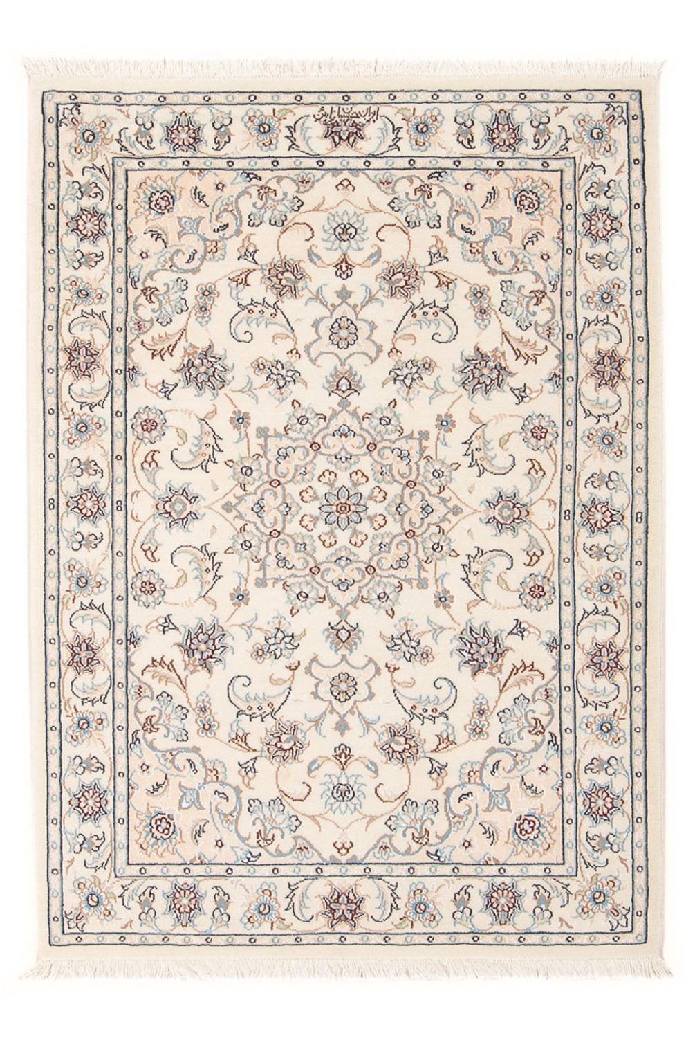 Perserteppich - Nain - Premium - 119 x 79 cm - creme