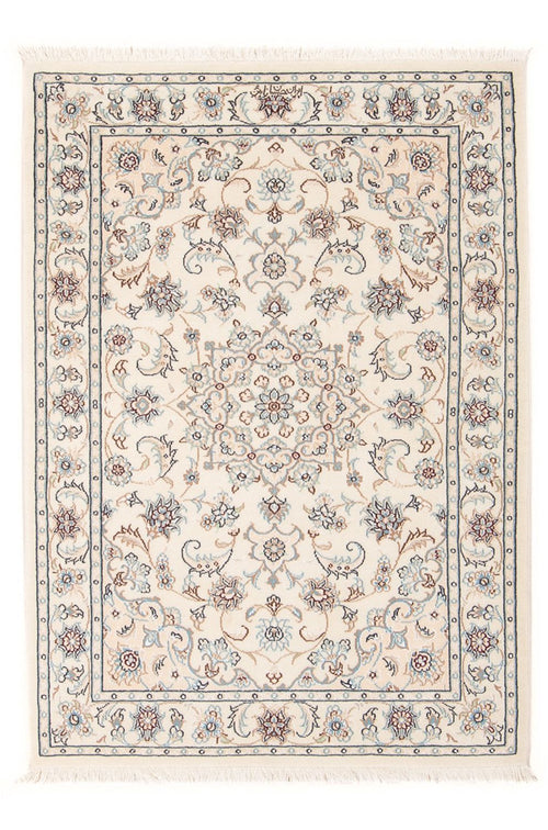 Perserteppich - Nain - Premium - 119 x 79 cm - creme
