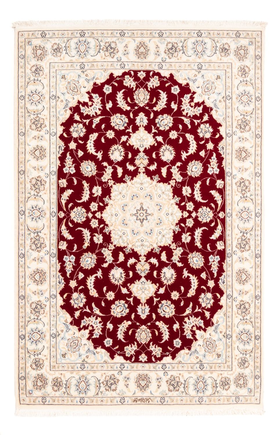 Perserteppich - Nain - Premium - 176 x 118 cm - rot