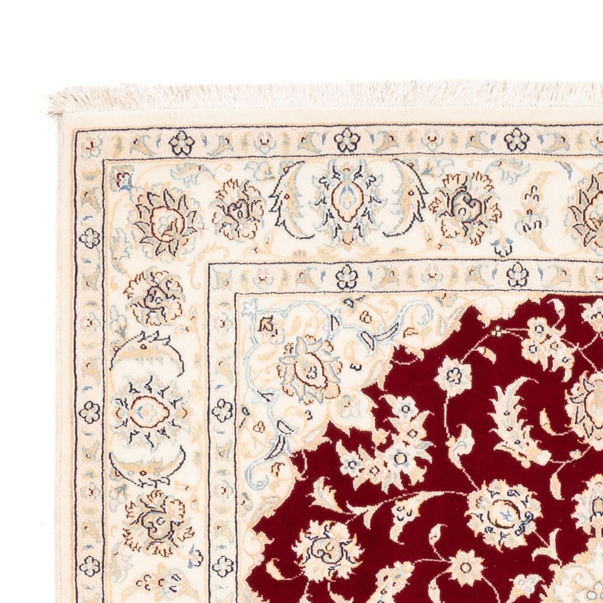 Perserteppich - Nain - Premium - 176 x 118 cm - rot