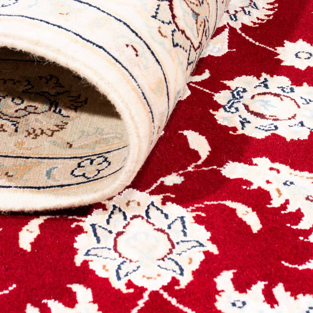 Perserteppich - Nain - Premium - 176 x 118 cm - rot