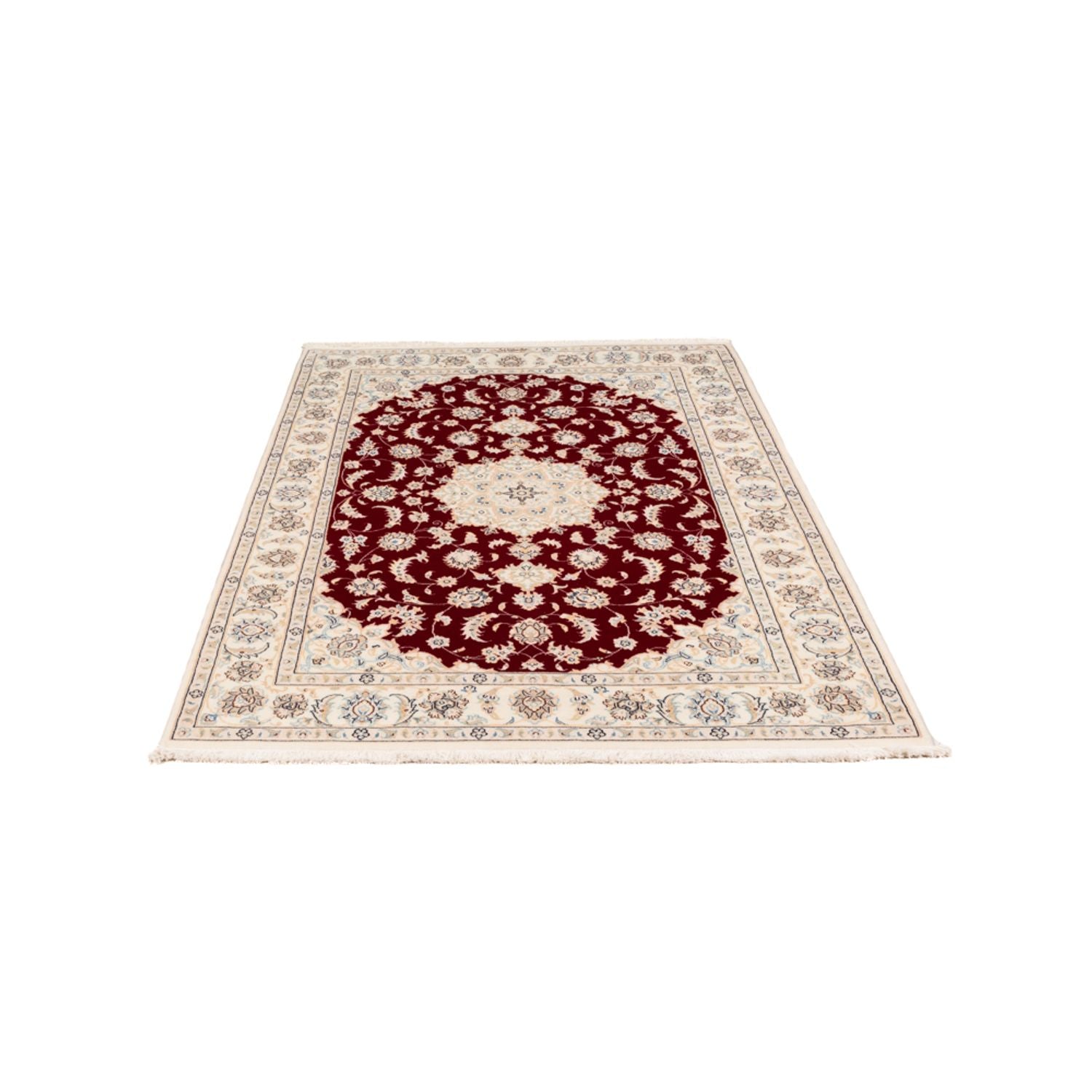 Perserteppich - Nain - Premium - 176 x 118 cm - rot