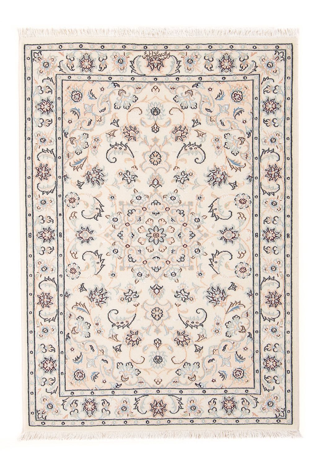 Perserteppich - Nain - Premium - 119 x 80 cm - creme