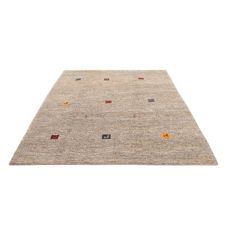 Gabbeh Teppich - Perser - 243 x 178 cm - natur