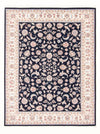 Täbriz - 50 Raj Teppich 151x202cm - Perserteppich - Rechteckig / Dunkelblau / 151 x 202 cm Rechteckig