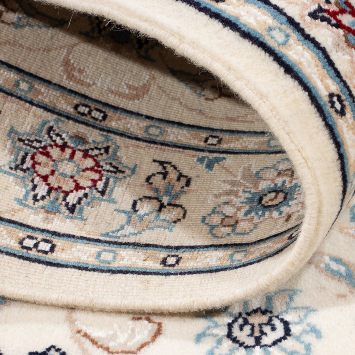 Perserteppich - Nain - Premium - 121 x 82 cm - creme