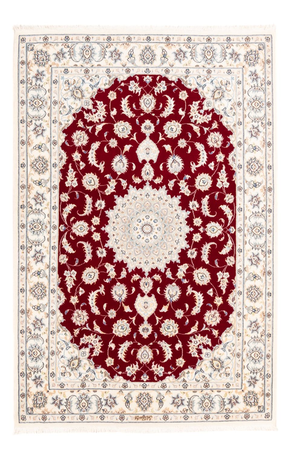 Perserteppich - Nain - Premium - 174 x 120 cm - rot