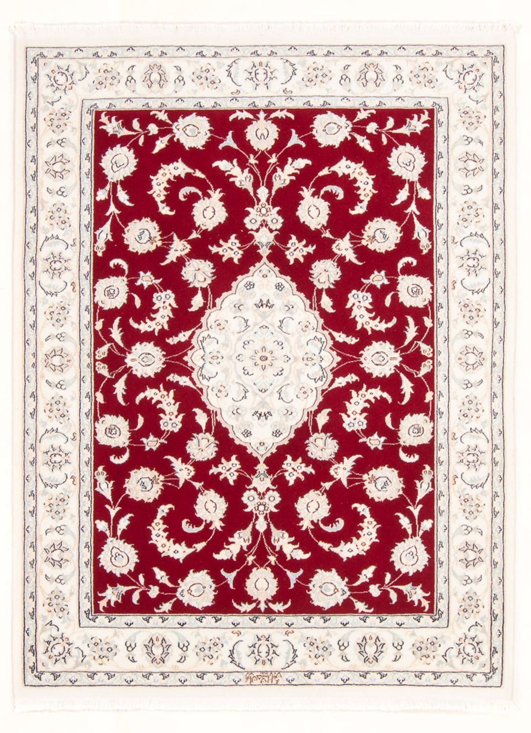 Perserteppich - Nain - Royal - 152 x 107 cm - rot