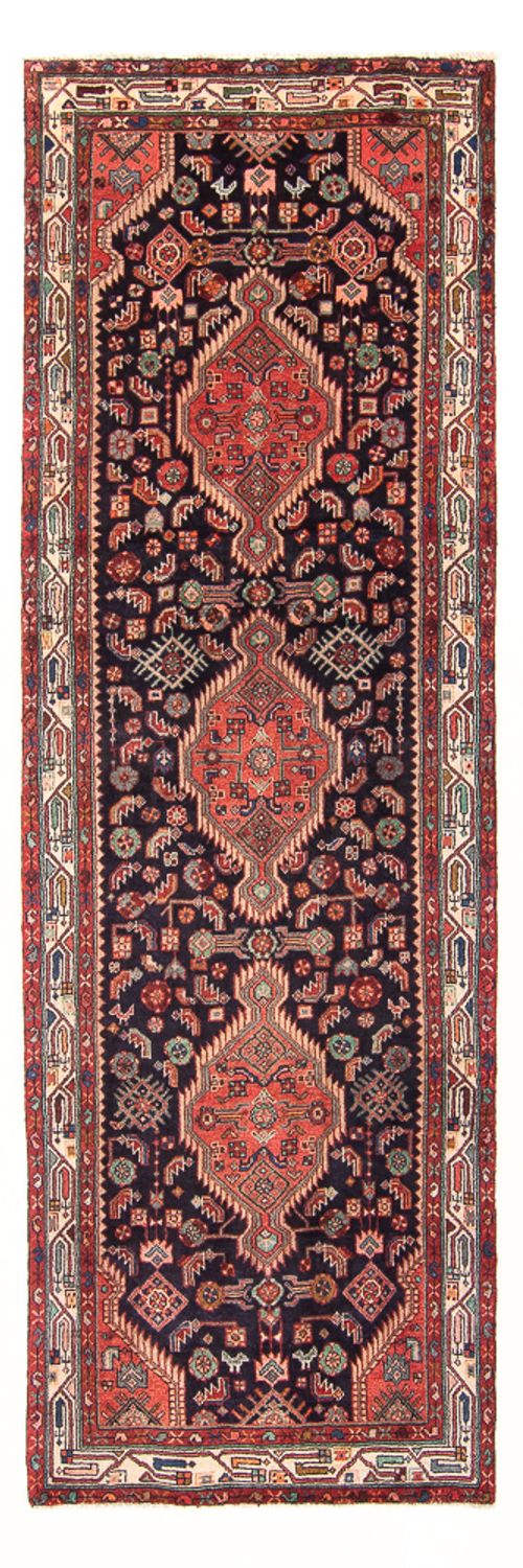 Läufer Perser - Nomadic - 307 x 97 cm - dunkelblau