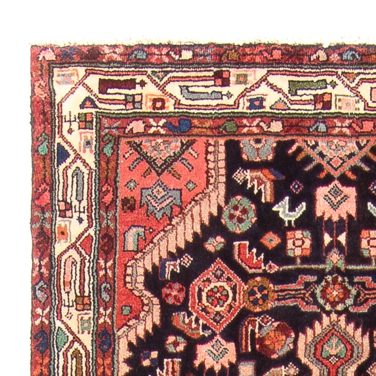 Läufer Perser - Nomadic - 307 x 97 cm - dunkelblau