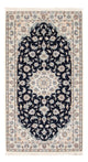 Perserteppich - Nain - Premium - 140 x 70 cm - dunkelblau