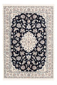 Perserteppich - Nain - Premium - 148 x 107 cm - dunkelblau