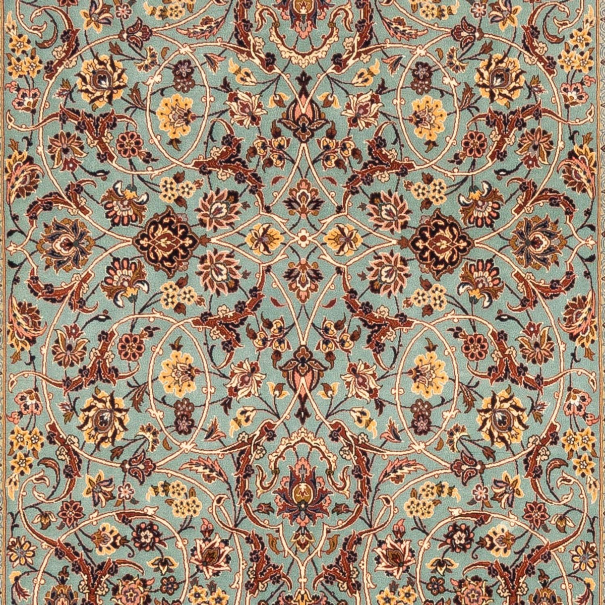 Perserteppich - Isfahan - Premium - 240 x 150 cm - grün