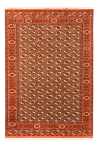 Turkaman Teppich - 305 x 205 cm - dunkelbeige