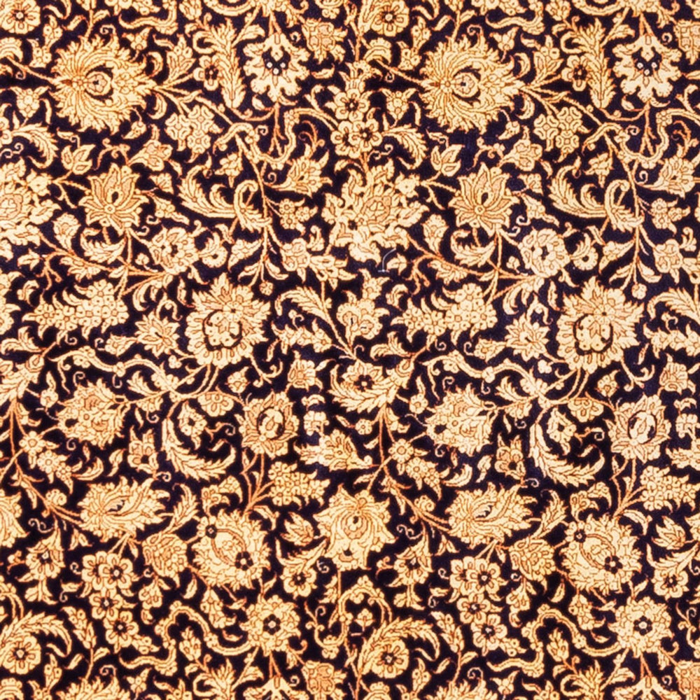 Seidenteppich - Ghom Seide - Premium quadratisch  - 247 x 243 cm - dunkelbeige