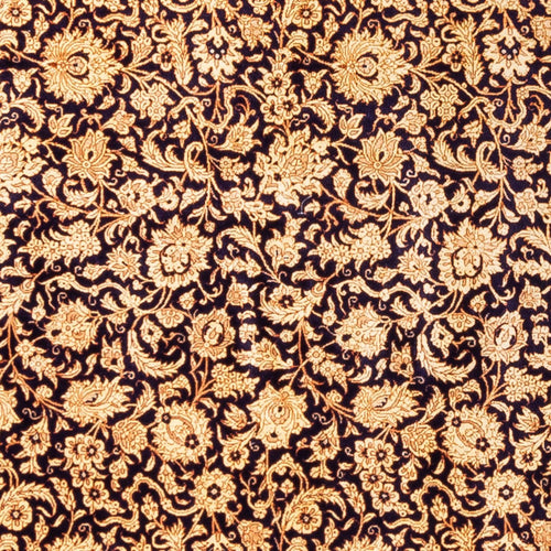 Seidenteppich - Ghom Seide - Premium quadratisch  - 247 x 243 cm - dunkelbeige