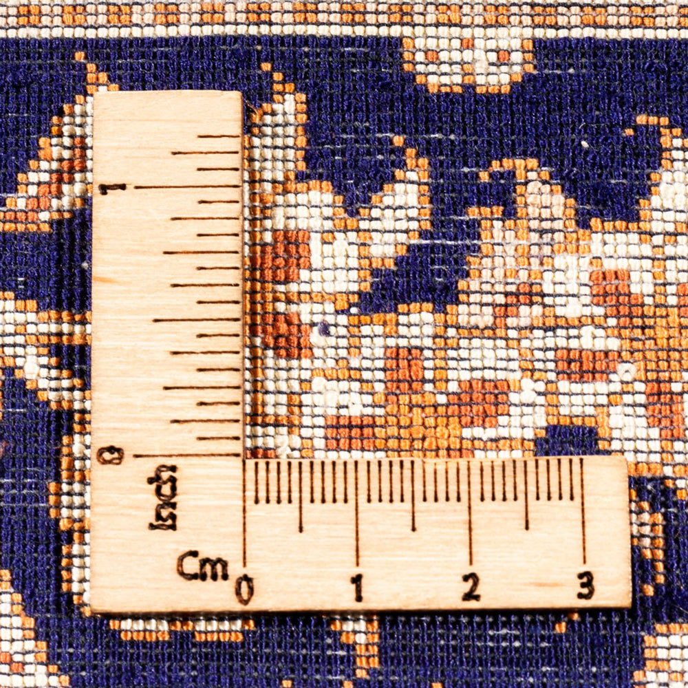 Seidenteppich - Ghom Seide - Premium quadratisch  - 247 x 243 cm - dunkelbeige