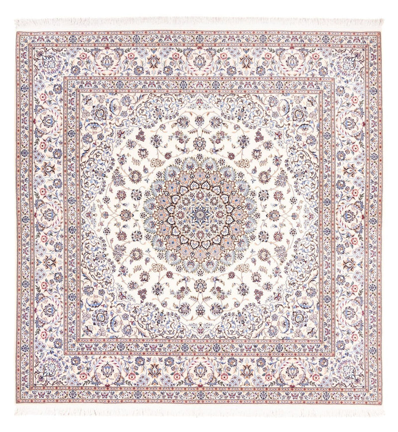 Perserteppich - Nain - Premium quadratisch  - 203 x 201 cm - creme