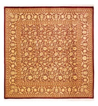 Seidenteppich - Ghom Seide - Premium quadratisch  - 200 x 200 cm - gold