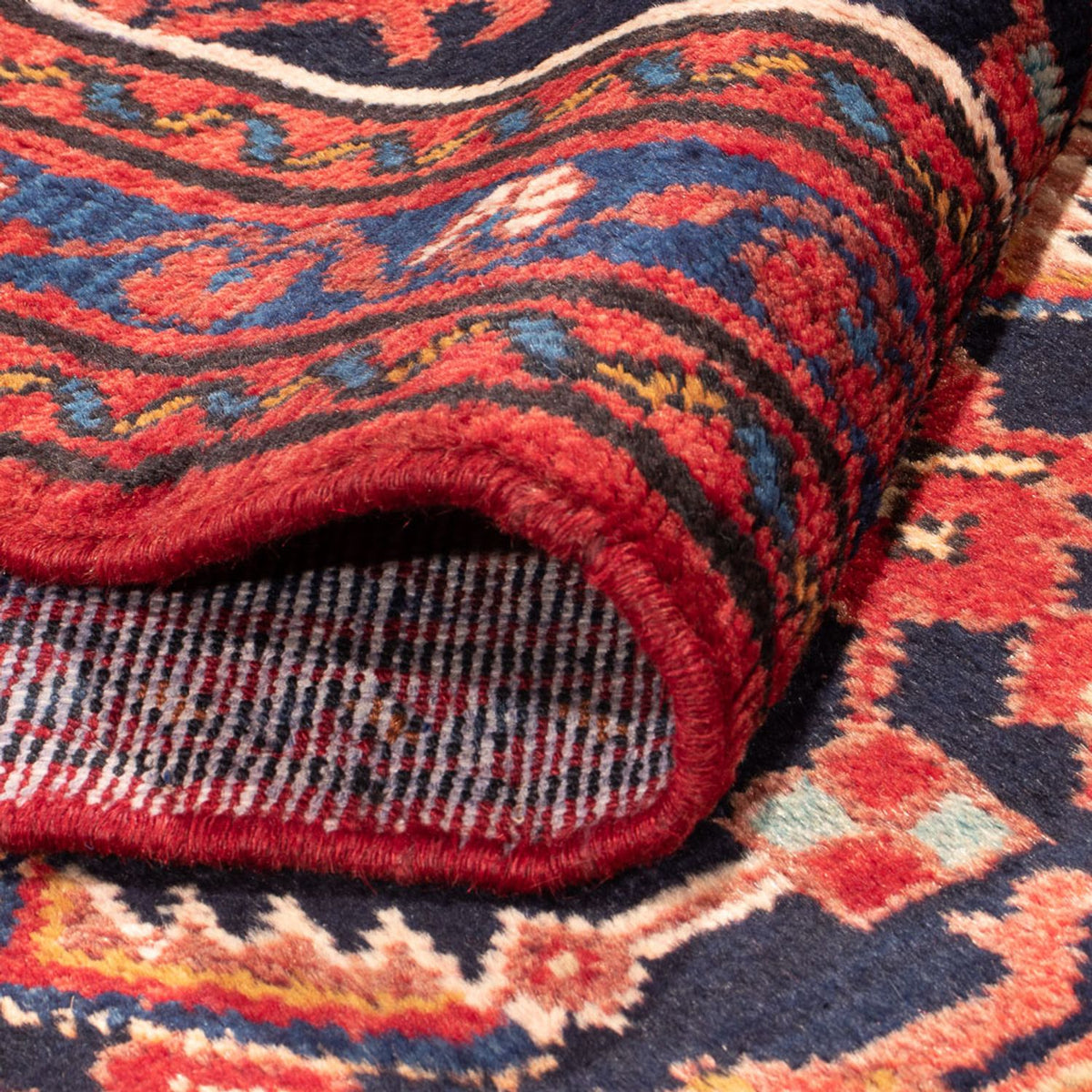 Läufer Perser - Nomadic - 410 x 108 cm - dunkelblau