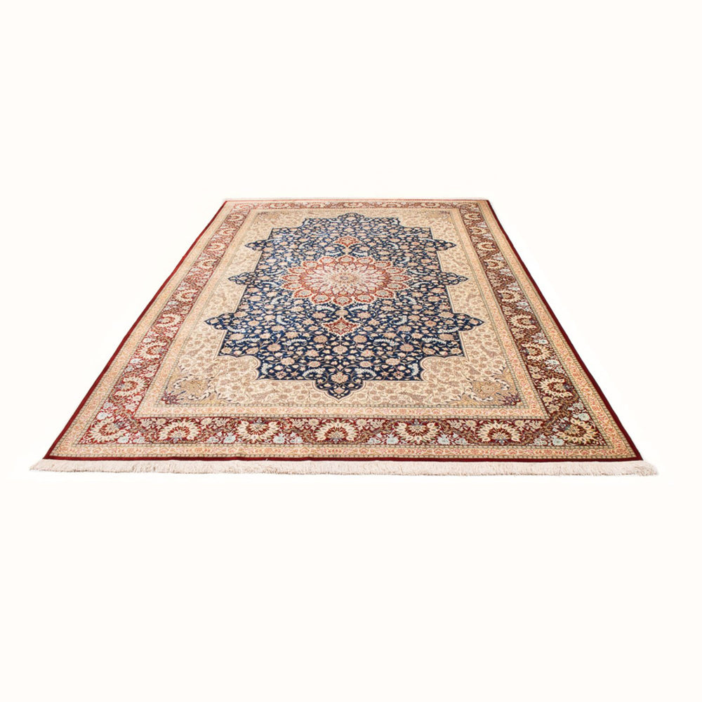 Seidenteppich - Ghom Seide - Premium - 287 x 196 cm - blau