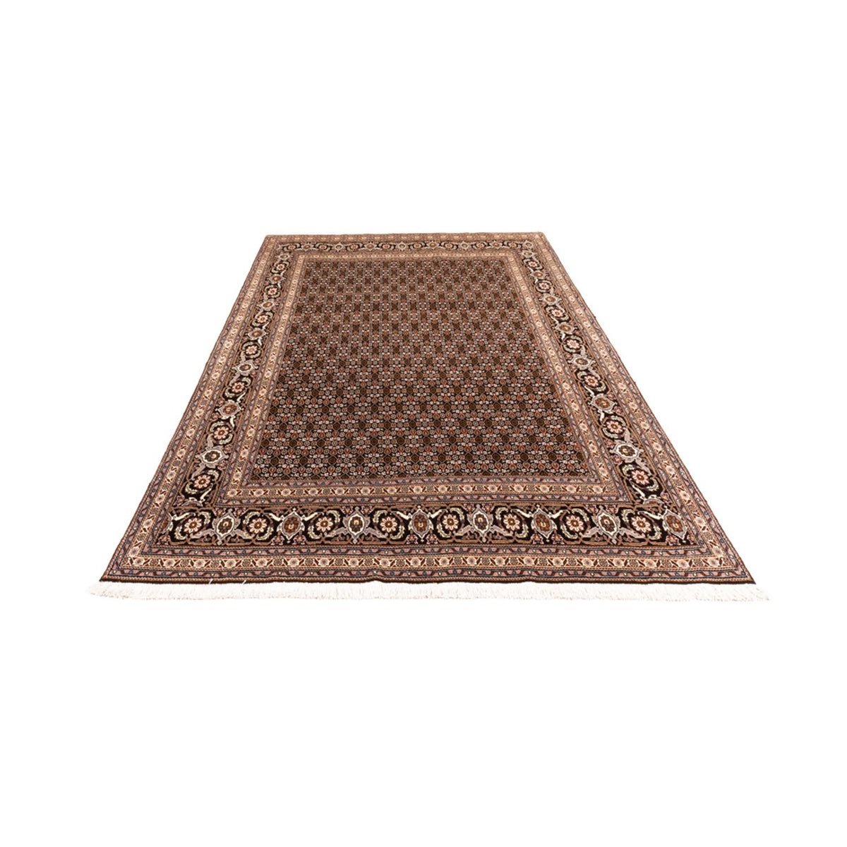 Perserteppich - Täbriz - Royal - 237 x 178 cm - dunkelblau