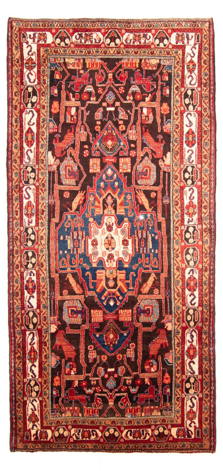 Perserteppich - Nomadic - 313 x 160 cm - dunkelblau