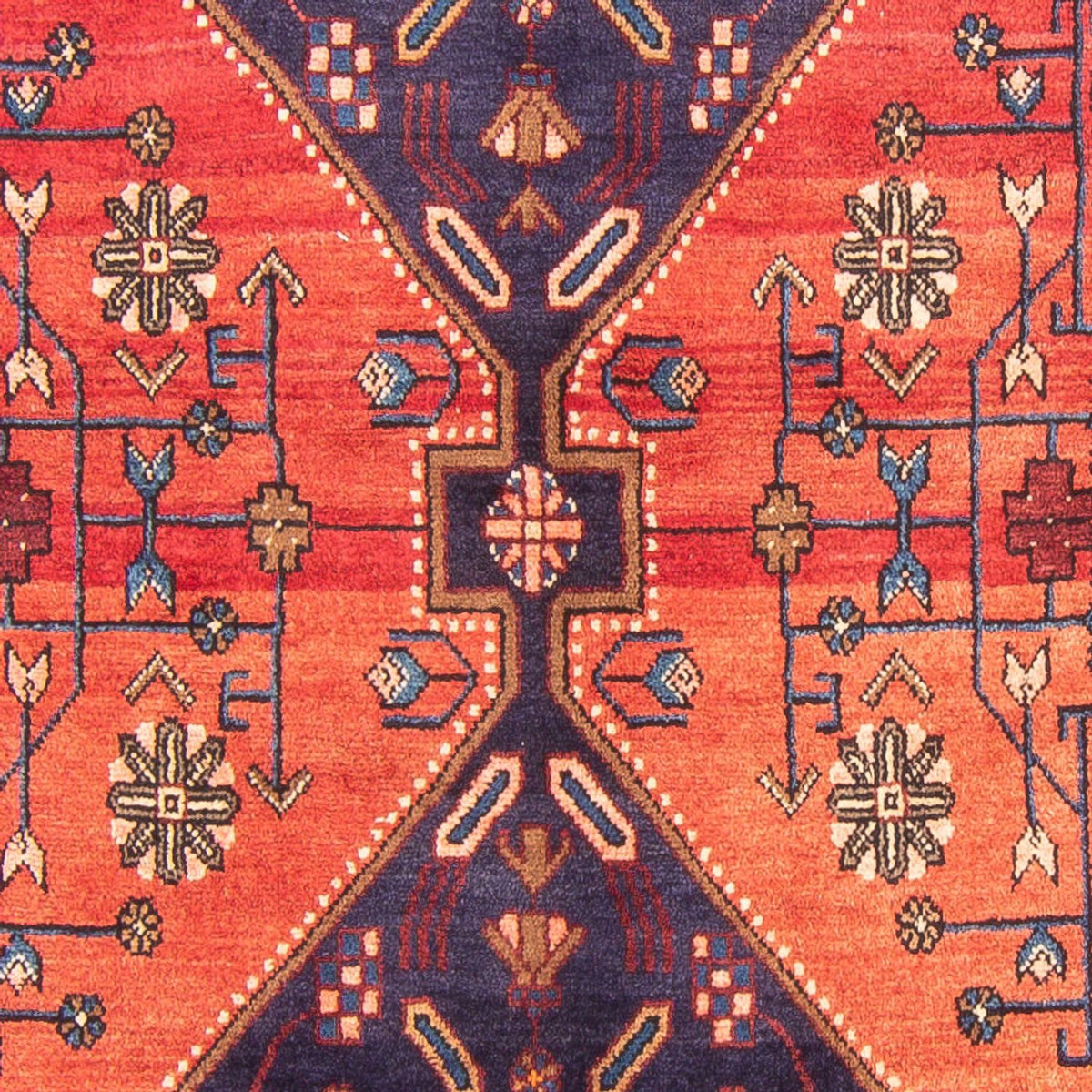 Perserteppich - Nomadic - 257 x 150 cm - rot
