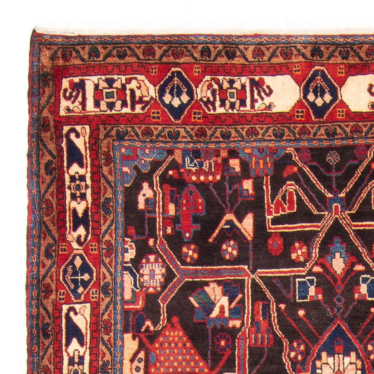 Perserteppich - Nomadic - 320 x 163 cm - dunkelblau