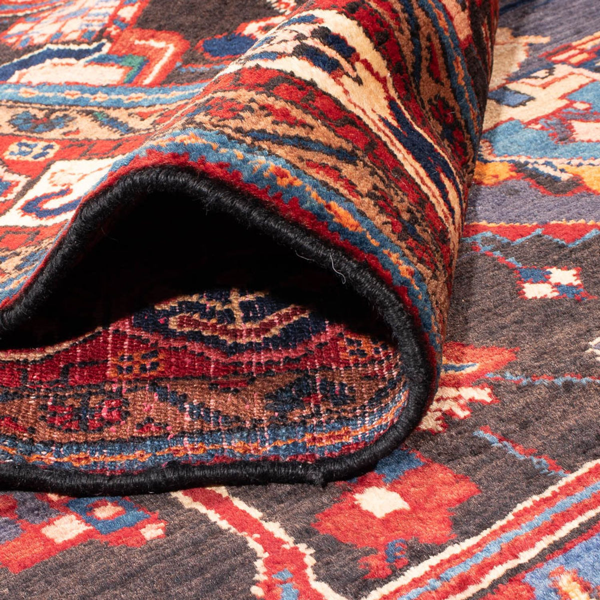 Perserteppich - Nomadic - 320 x 163 cm - dunkelblau